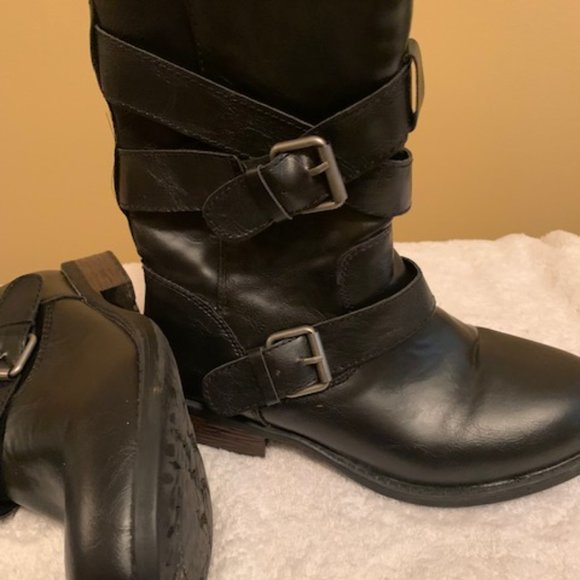 Black Buckle Boots "Final sale" - Picture 2 of 6